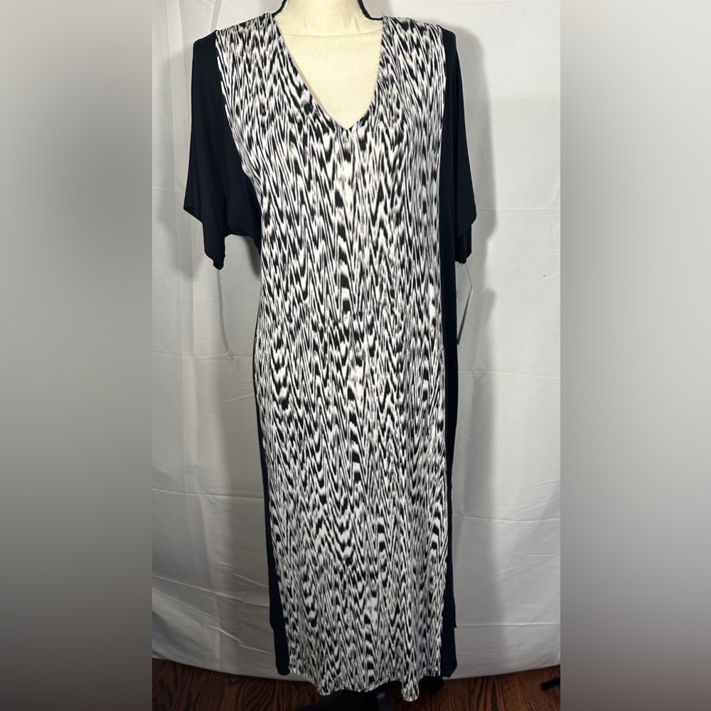 NWT DONNA KARAN Sleepwear Nightgown, Soft Modal,‎ Midi Length